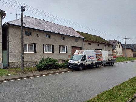 Izolace stropu v trámové dutině na Vysočině